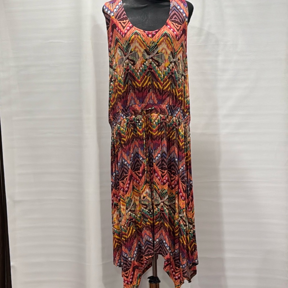 NWT American Rag sleeveless sundress, multi colored, size 3X